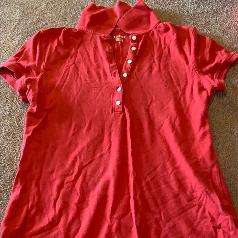 Women collard  Izod shirt.